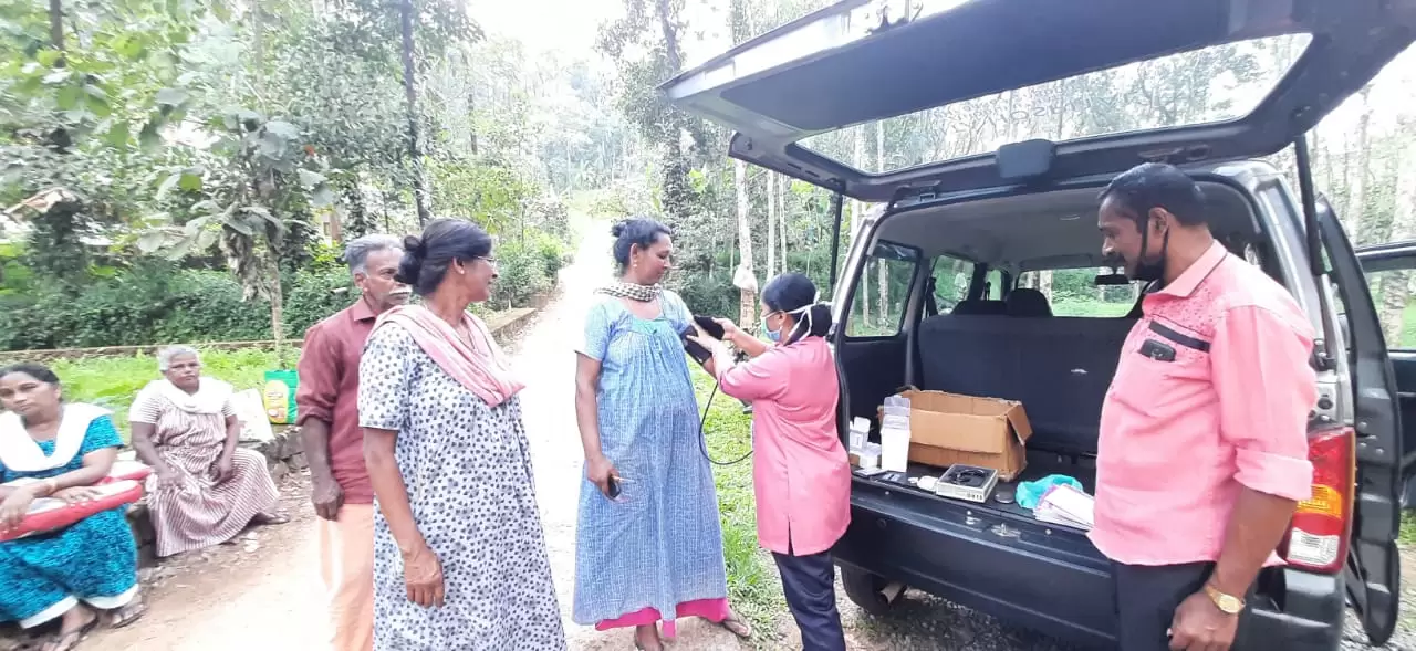 Screening camp at nagapuzha
